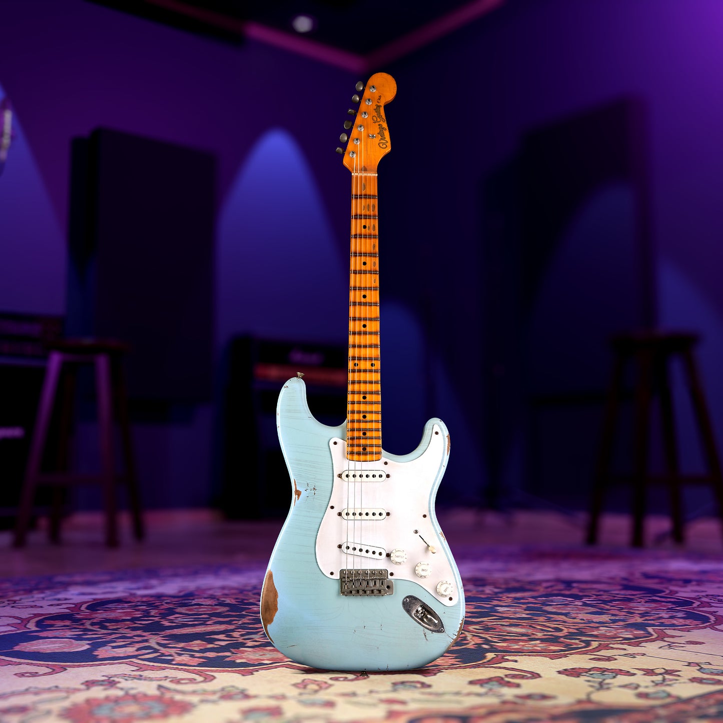 ST-57 / Daphne Blue / Medium Relic / Nitro Lacquer