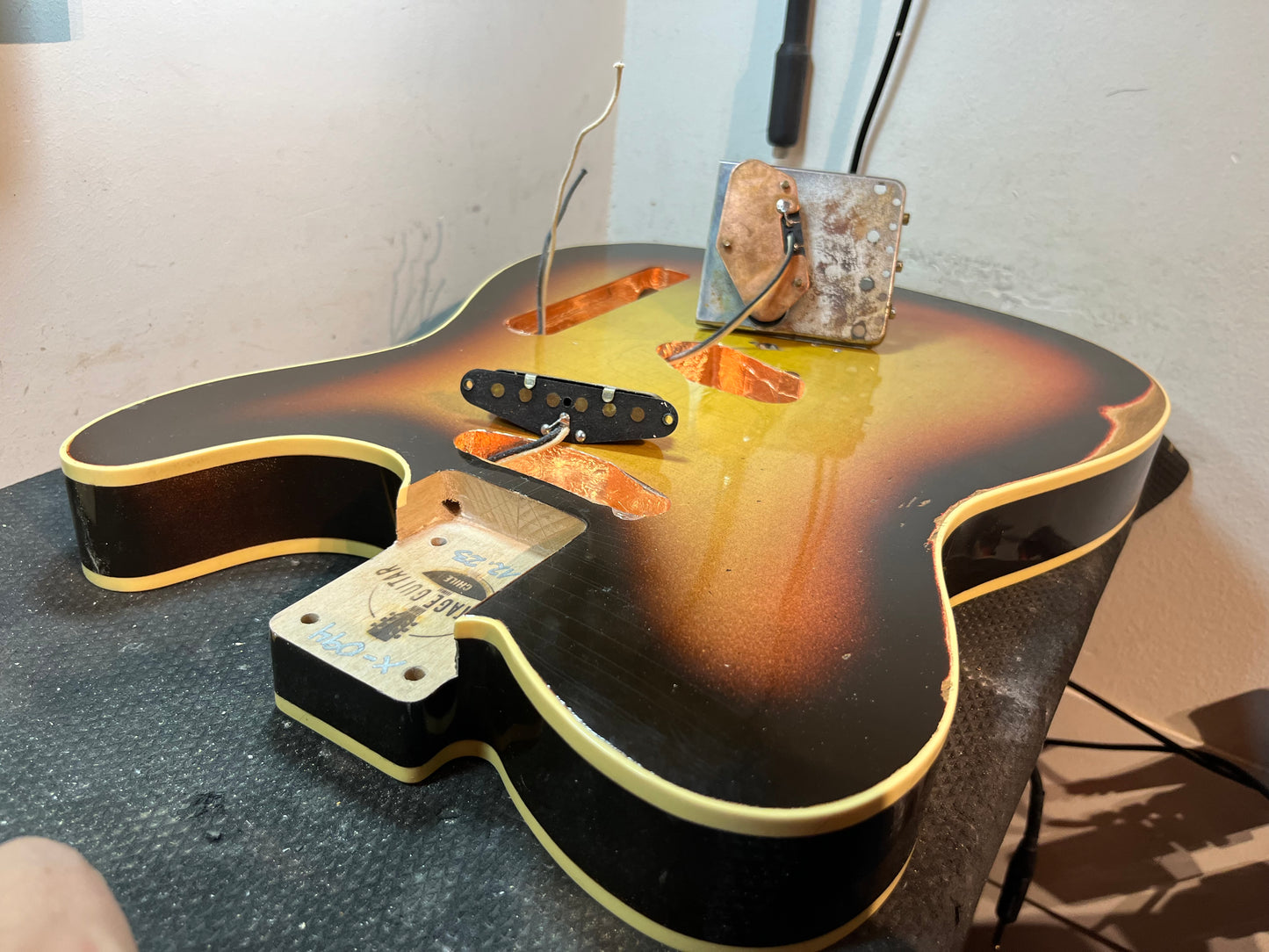 TE-62 Custom / Sunburst 3 Tones  /  Relic Nitro Lacquer